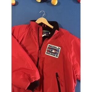 VTG World Series 2006 Jacket Mens XL Red Nylon Insulated Ground Crew / Uniform